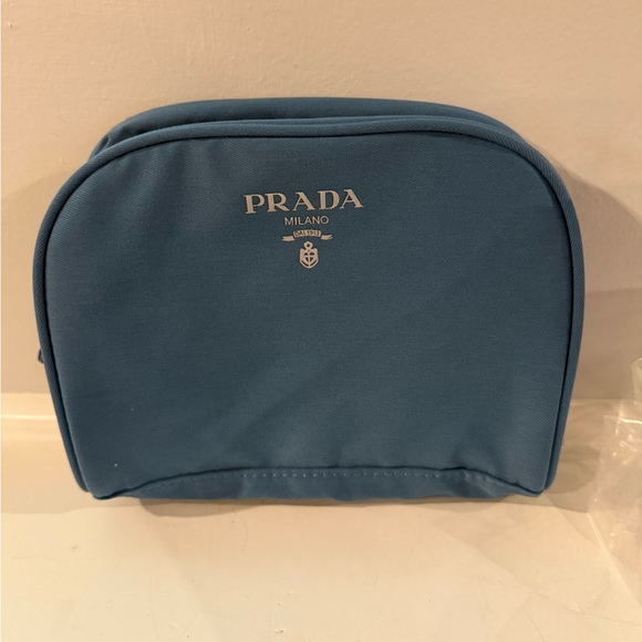 Prada Gift with purchase Toiletry Bag in Blue - Picture 1 of 4